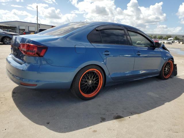 3VW267AJ3GM373383 - 2016 VOLKSWAGEN JETTA S BLUE photo 3