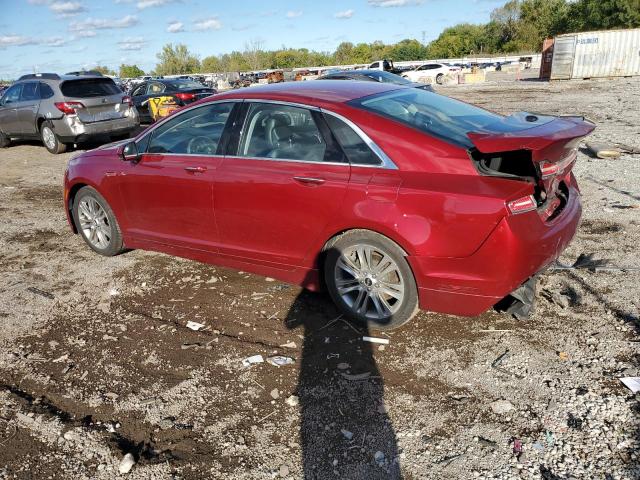 3LN6L2G96ER833497 - 2014 LINCOLN MKZ RED photo 2