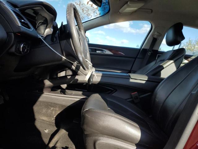 3LN6L2G96ER833497 - 2014 LINCOLN MKZ RED photo 7