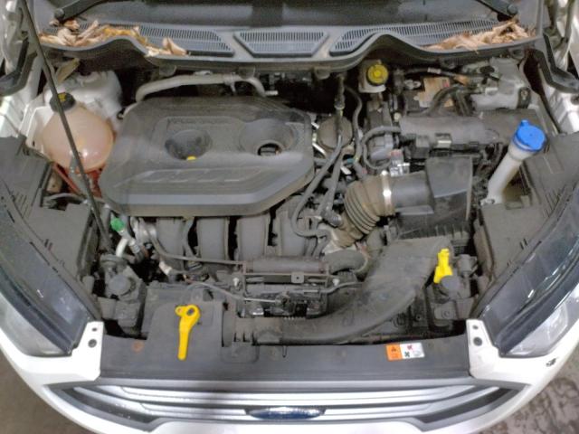 MAJ6P1UL9JC164661 - 2018 FORD ECOSPORT SE WHITE photo 11