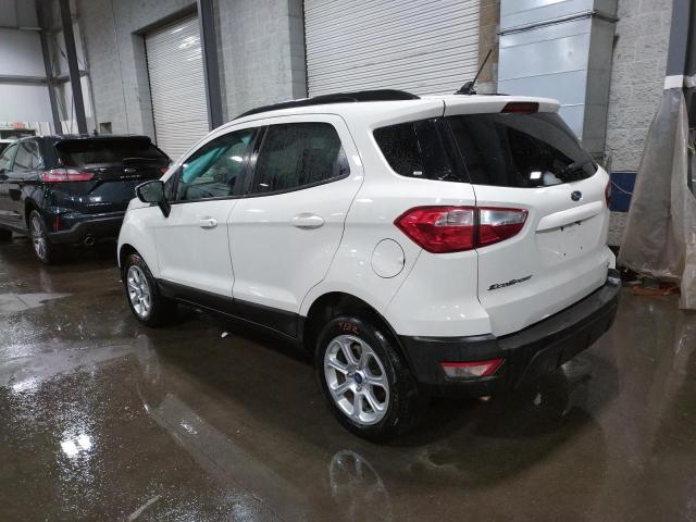 MAJ6P1UL9JC164661 - 2018 FORD ECOSPORT SE WHITE photo 2