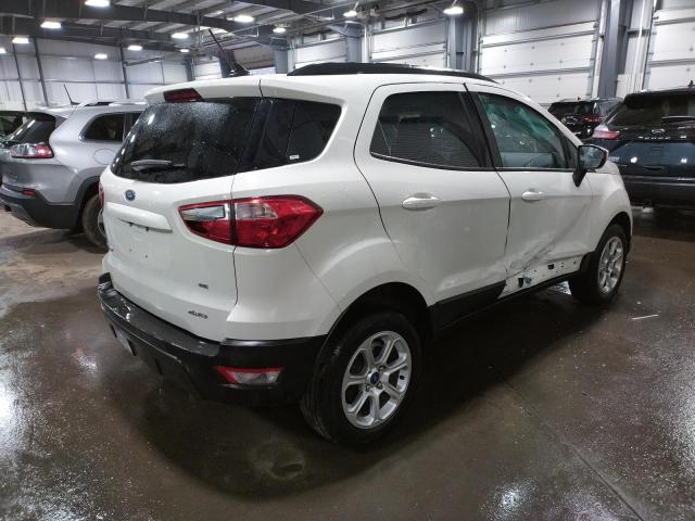MAJ6P1UL9JC164661 - 2018 FORD ECOSPORT SE WHITE photo 3