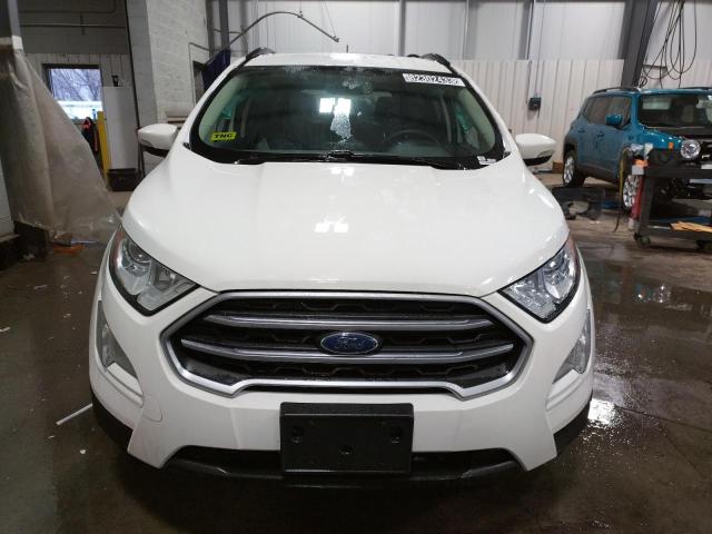 MAJ6P1UL9JC164661 - 2018 FORD ECOSPORT SE WHITE photo 5