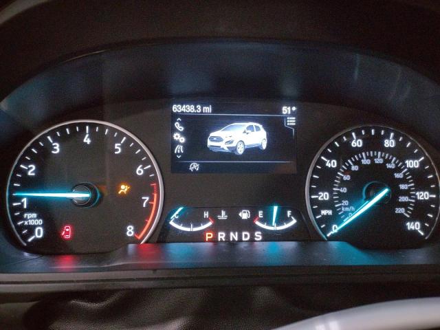 MAJ6P1UL9JC164661 - 2018 FORD ECOSPORT SE WHITE photo 9