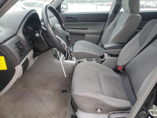 JF1SG636X8H722795 - 2008 SUBARU FORESTER 2.5X CHARCOAL photo 7