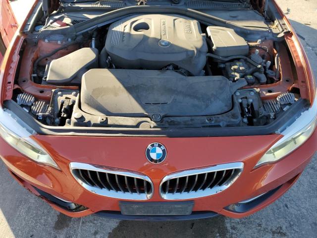WBA2F9C55HV664213 - 2017 BMW 230I ORANGE photo 11