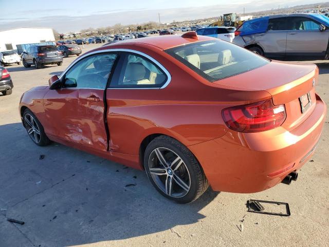 WBA2F9C55HV664213 - 2017 BMW 230I ORANGE photo 2