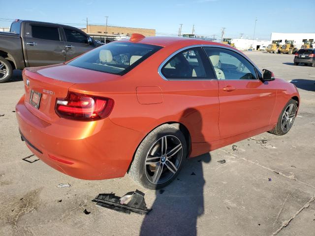 WBA2F9C55HV664213 - 2017 BMW 230I ORANGE photo 3