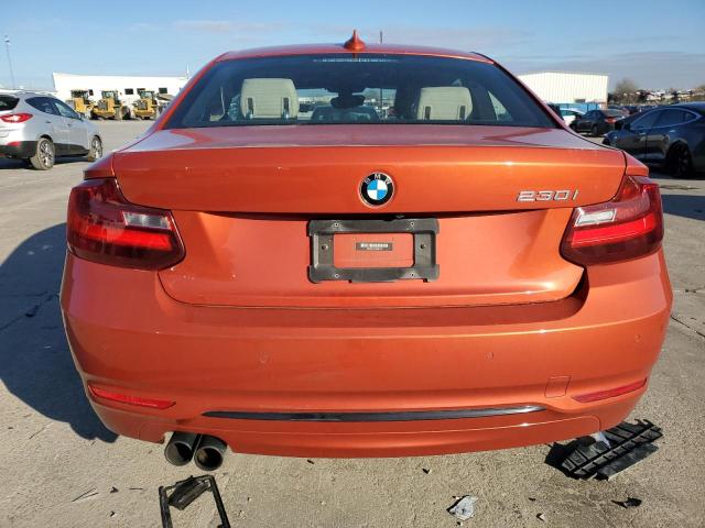 WBA2F9C55HV664213 - 2017 BMW 230I ORANGE photo 6