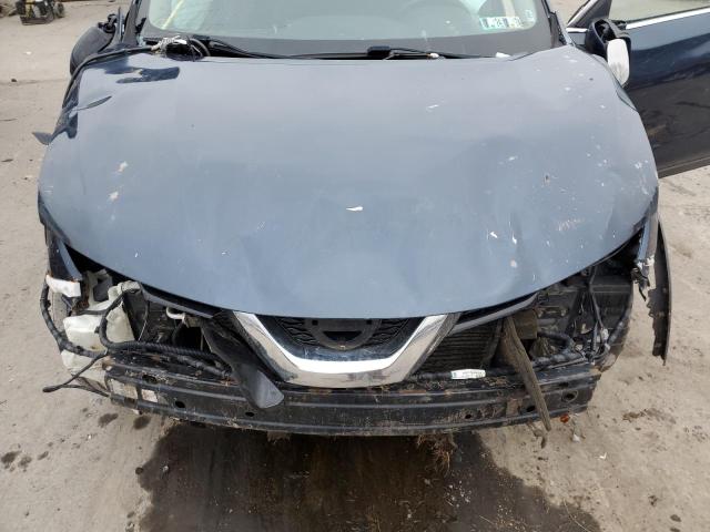 KNMAT2MVXGP639601 - 2016 NISSAN ROGUE S BLUE photo 11