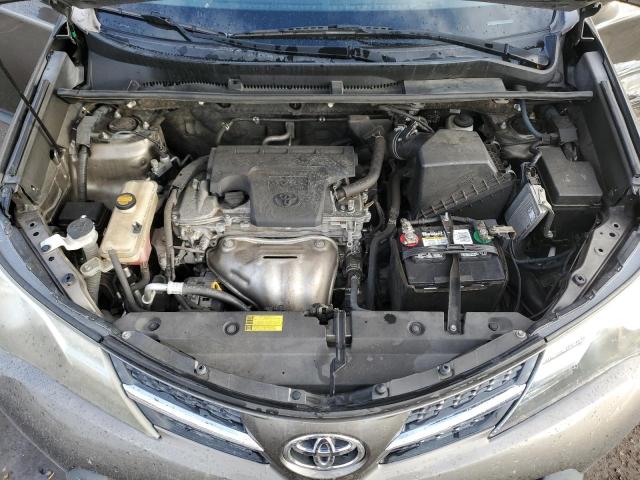 JTMWFREV5DD003699 - 2013 TOYOTA RAV4 XLE GRAY photo 12