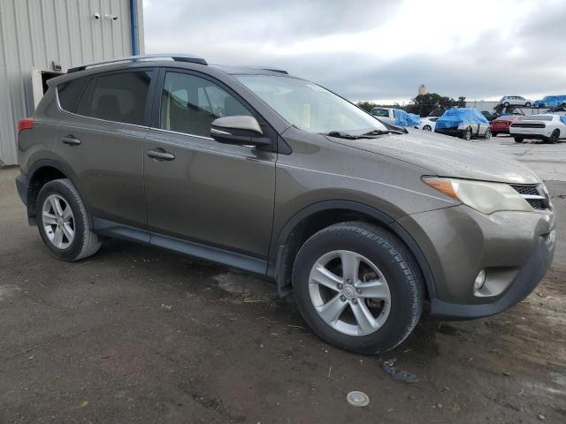 JTMWFREV5DD003699 - 2013 TOYOTA RAV4 XLE GRAY photo 4