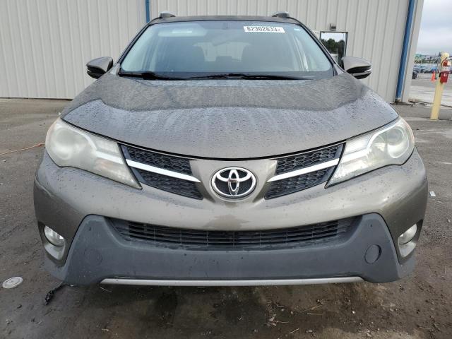 JTMWFREV5DD003699 - 2013 TOYOTA RAV4 XLE GRAY photo 5