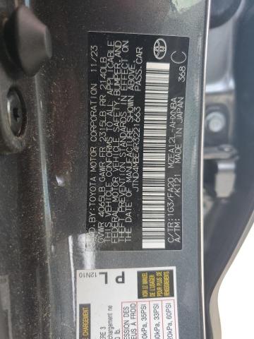 JTND4MBE4R3221663 - 2024 TOYOTA COROLLA SE ნაცრისფერი ფოტო 12