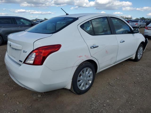 3N1CN7AP7CL884791 - 2012 NISSAN VERSA S WHITE photo 3