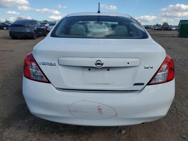 3N1CN7AP7CL884791 - 2012 NISSAN VERSA S WHITE photo 6