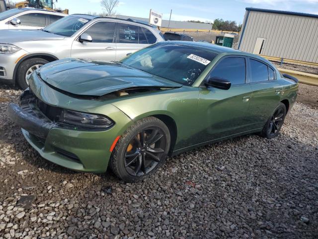 2C3CDXBG5JH163569 - 2018 DODGE CHARGER SXT GREEN photo 1