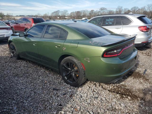 2C3CDXBG5JH163569 - 2018 DODGE CHARGER SXT GREEN photo 2