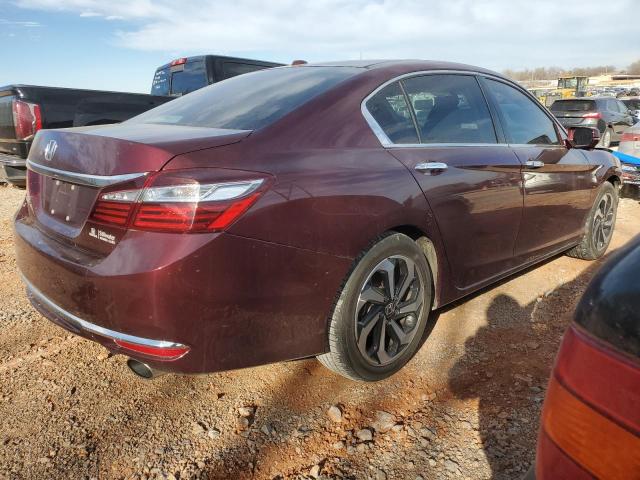 1HGCR2F84HA143651 - 2017 HONDA ACCORD EXL MAROON photo 3