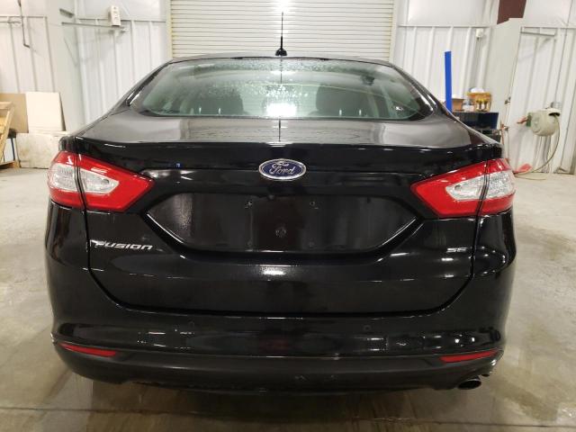 3FA6P0H79GR263238 - 2016 FORD FUSION SE BLACK photo 6