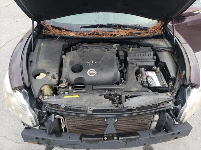 1N4AA5APXEC453225 - 2014 NISSAN MAXIMA S BURGUNDY photo 11