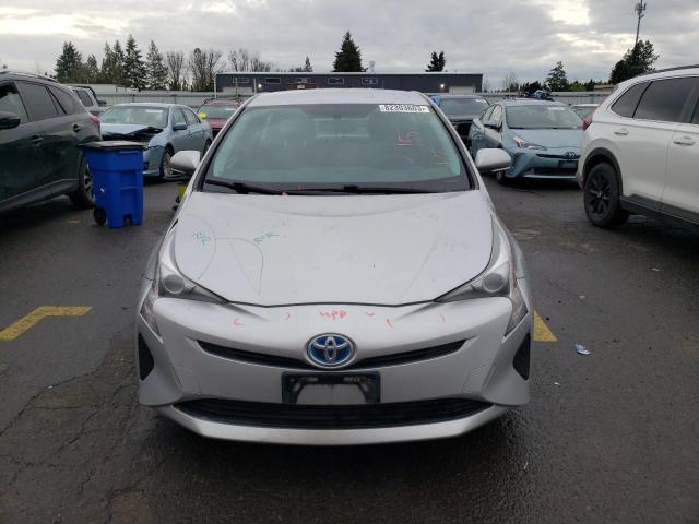 JTDKBRFU4G3508191 - 2016 TOYOTA PRIUS SILVER photo 5