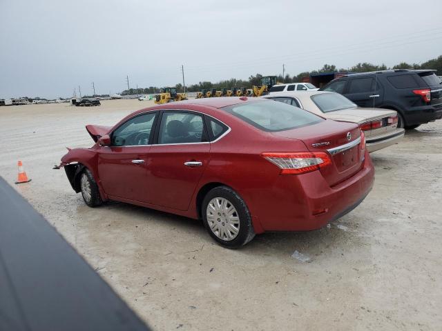 3N1AB7AP2DL628477 - 2013 NISSAN SENTRA S RED photo 2