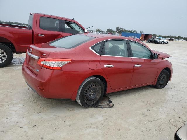 3N1AB7AP2DL628477 - 2013 NISSAN SENTRA S RED photo 3