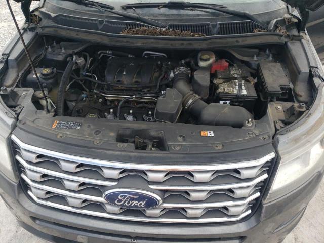 1FM5K8F85HGC93369 - 2017 FORD EXPLORER LIMITED CHARCOAL photo 12