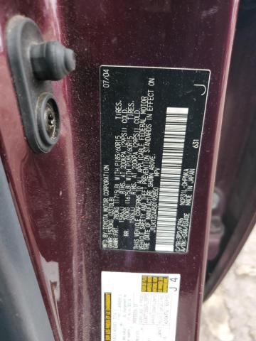 JTLKT324450193850 - 2005 TOYOTA SCION XB Фіолетовий фото 12