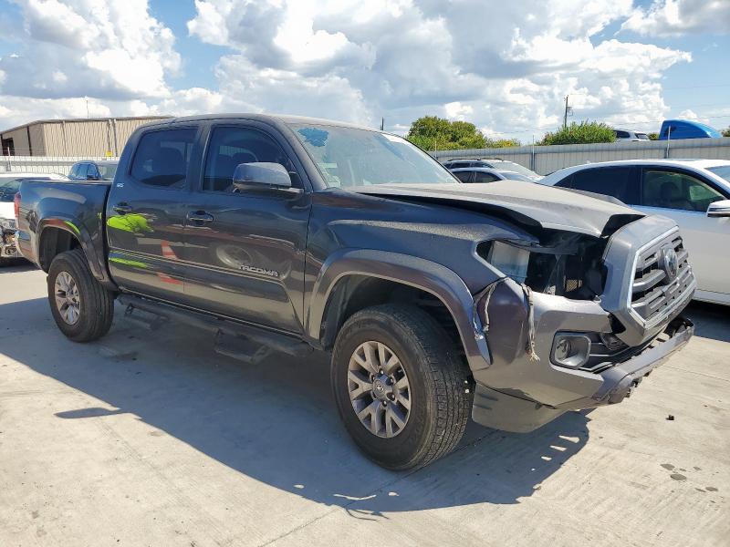 3TMAZ5CN6JM070955 - 2018 TOYOTA TACOMA DOUBLE CAB Графитовый фото 4