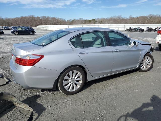 1HGCR2F8XDA020267 - 2013 HONDA ACCORD EXL SILVER photo 3