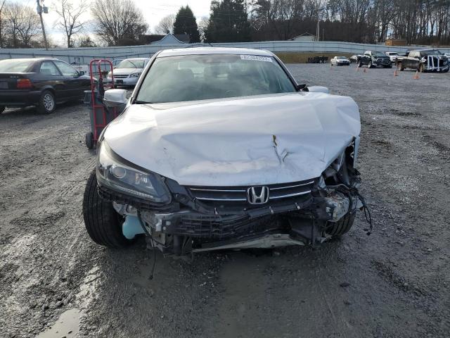 1HGCR2F8XDA020267 - 2013 HONDA ACCORD EXL SILVER photo 5