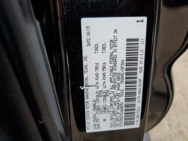 5TFSX5EN7GX040552 - 2016 TOYOTA TACOMA ACCESS CAB შავი ფოტო 12