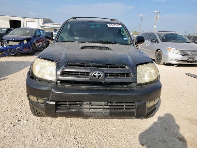 JTEZU14R738000993 - 2003 TOYOTA 4RUNNER SR5 BLACK photo 5