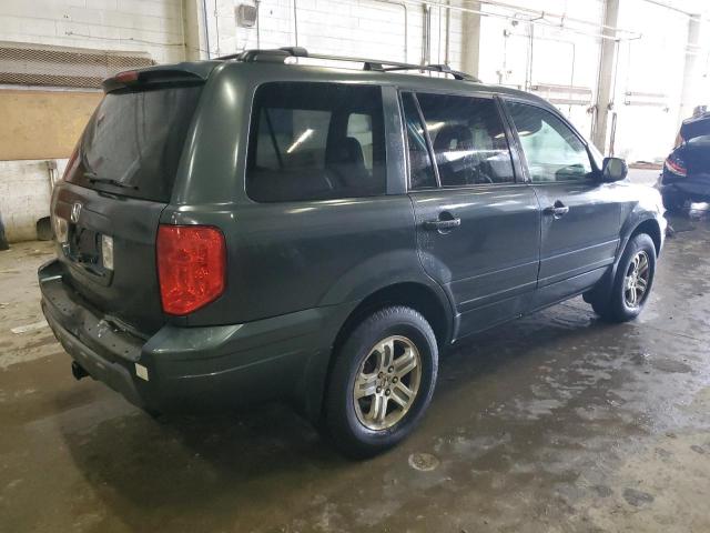 2HKYF18603H577165 - 2003 HONDA PILOT EXL CHARCOAL photo 3