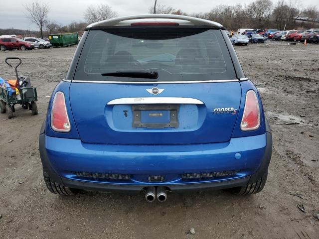 WMWRE33525TL14849 - 2005 MINI COOPER S BLUE photo 6