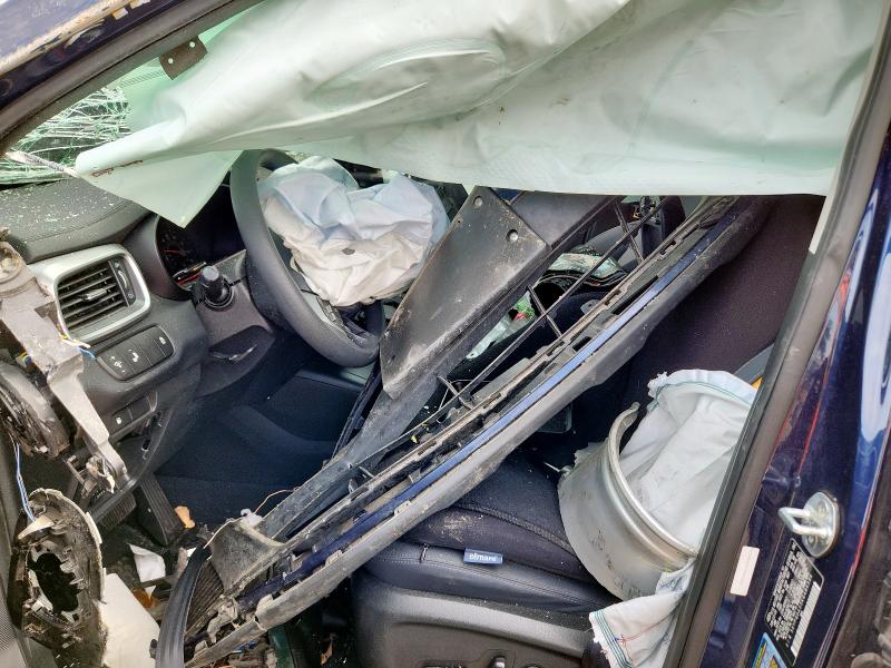 5XYPGDA55KG486586 - 2019 KIA SORENTO LX 蓝色 照片 7