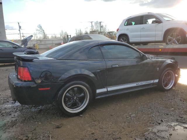 1FAFP40482F180964 - 2002 FORD MUSTANG BLACK photo 3