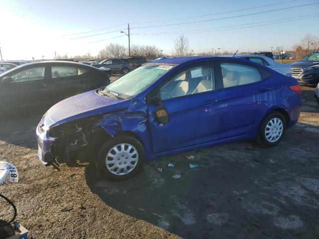 KMHCT4AE4CU184146 - 2012 HYUNDAI ACCENT GLS BLUE photo 1