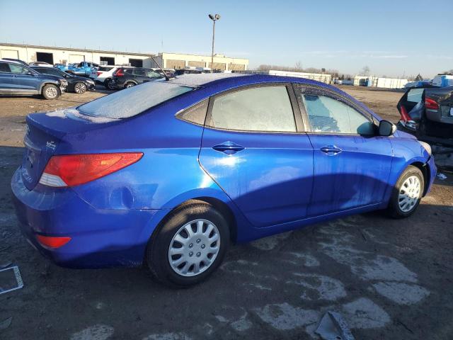 KMHCT4AE4CU184146 - 2012 HYUNDAI ACCENT GLS BLUE photo 3