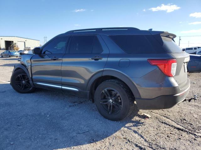 1FMSK8DH2LGB88769 - 2020 FORD EXPLORER XLT GRAY photo 2