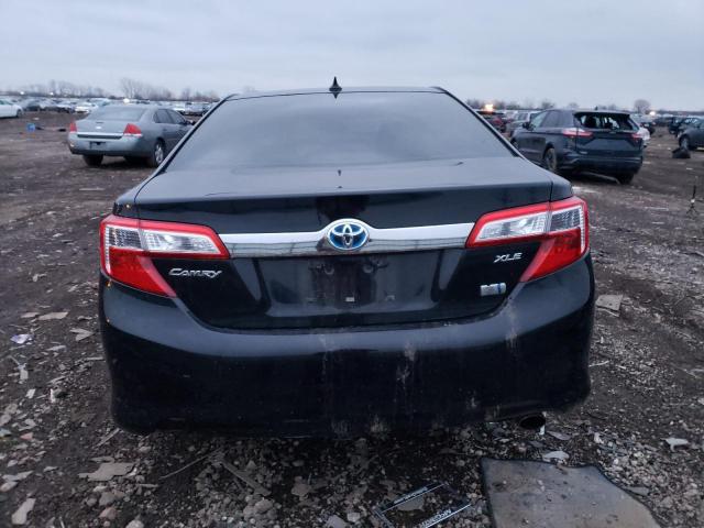 4T1BD1FK2CU048684 - 2012 TOYOTA CAMRY HYBRID BLACK photo 6