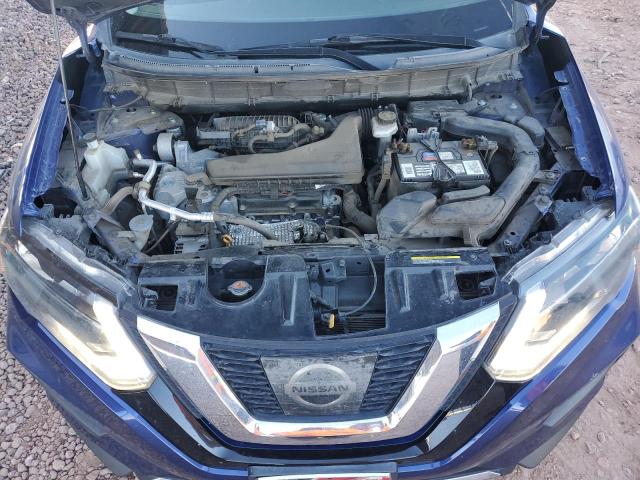 KNMAT2MT2HP600422 - 2017 NISSAN ROGUE S BLUE photo 12