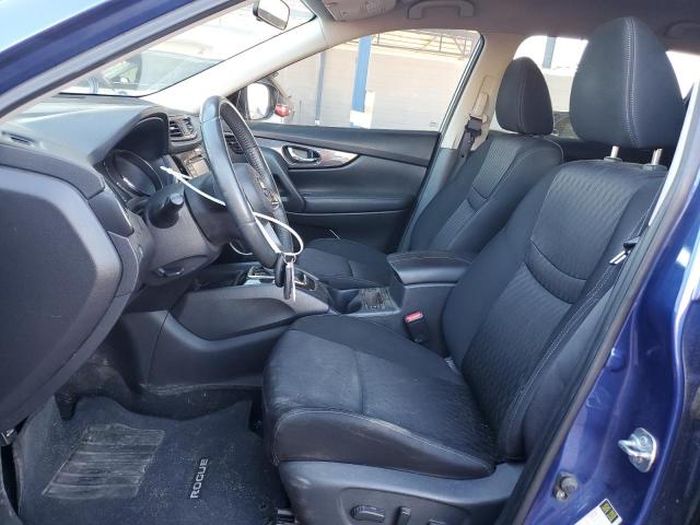 KNMAT2MT2HP600422 - 2017 NISSAN ROGUE S BLUE photo 7