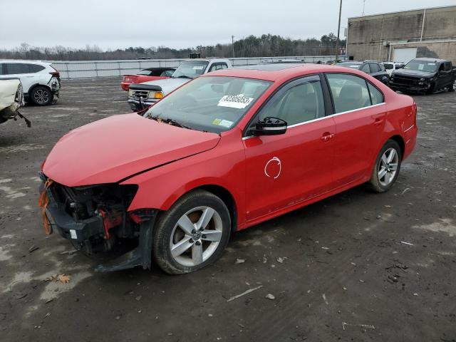 3VWLL7AJ0DM202793 - 2013 VOLKSWAGEN JETTA TDI RED photo 1