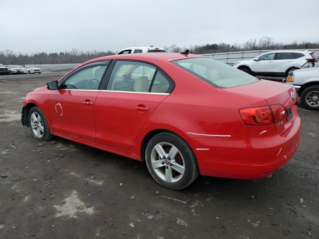 3VWLL7AJ0DM202793 - 2013 VOLKSWAGEN JETTA TDI RED photo 2