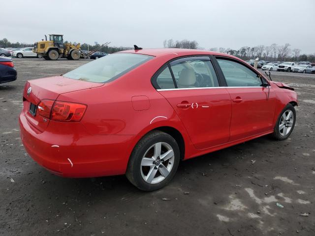 3VWLL7AJ0DM202793 - 2013 VOLKSWAGEN JETTA TDI RED photo 3