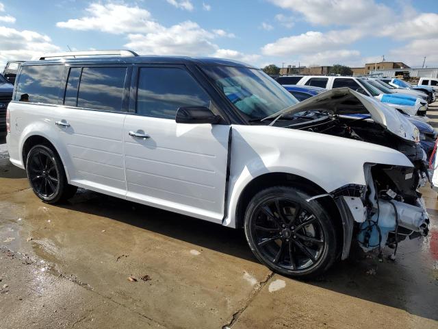 2FMGK5C85KBA24315 - 2019 FORD FLEX SEL WHITE photo 4