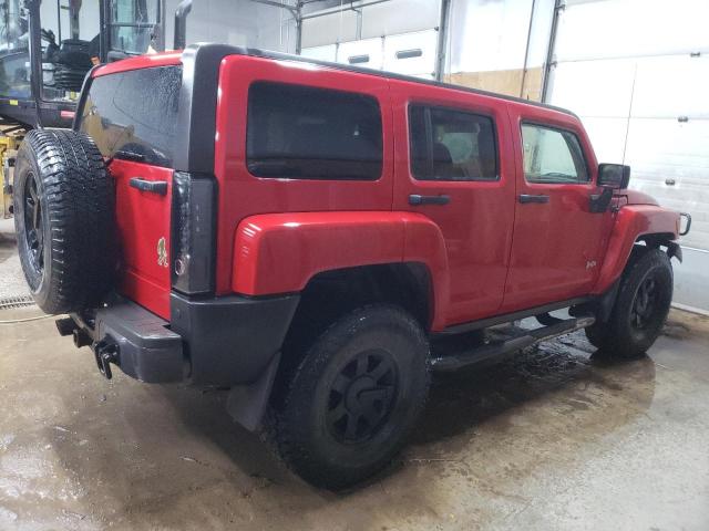 5GTDN13E578246871 - 2007 HUMMER H3 RED photo 3